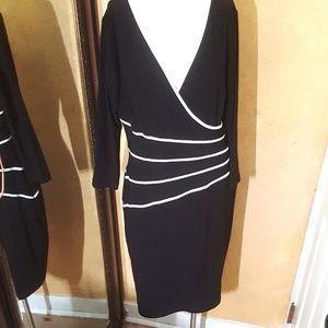 Lauren Ralph Lauren black and white short dress 12